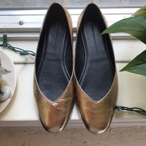 Rebecca Minkoff Gold Flats